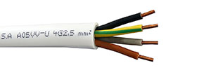 RIGID CABLE  A05VV-U 4G2,5